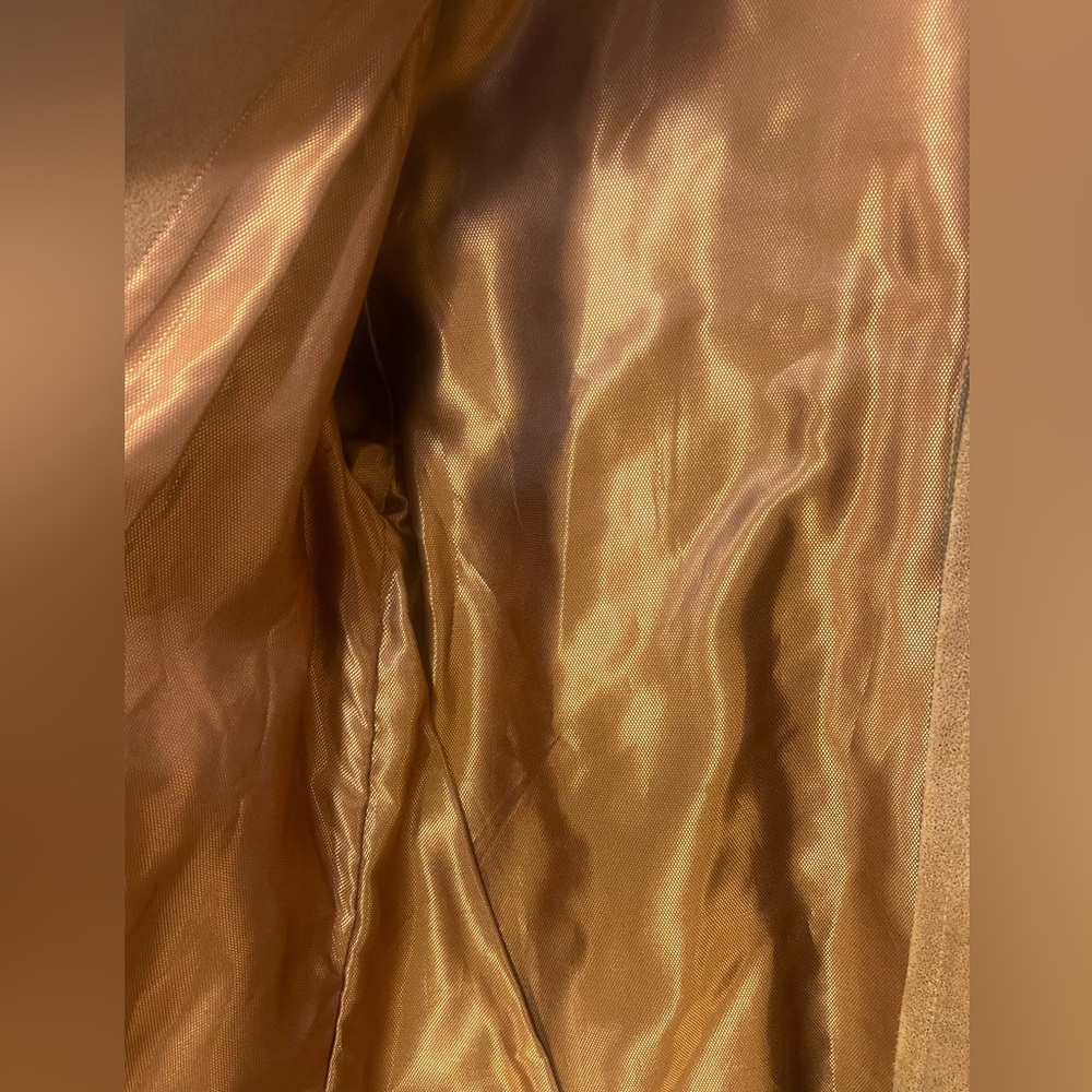 Adler Collection Vintage Leather Coat with Fur Collar Size M  Pre-Loved - Picture 9 of 12